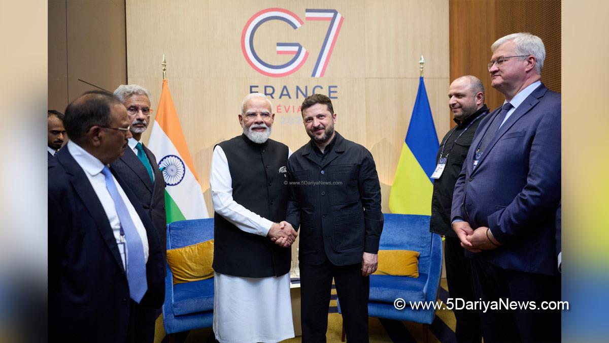 Narendra Modi, BJP, Bharatiya Janata Party, Prime Minister of India, Volodymyr Zelenskyy, Evian