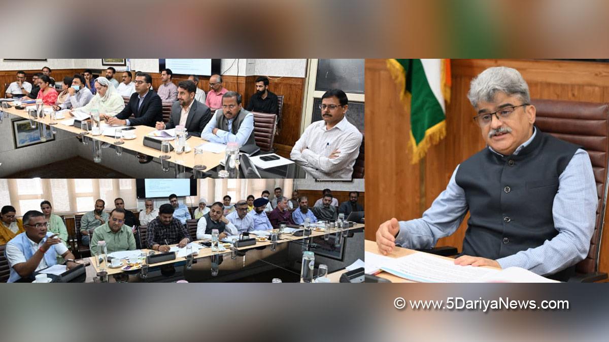 Atal Dulloo, Chief Secretary JK, Srinagar
