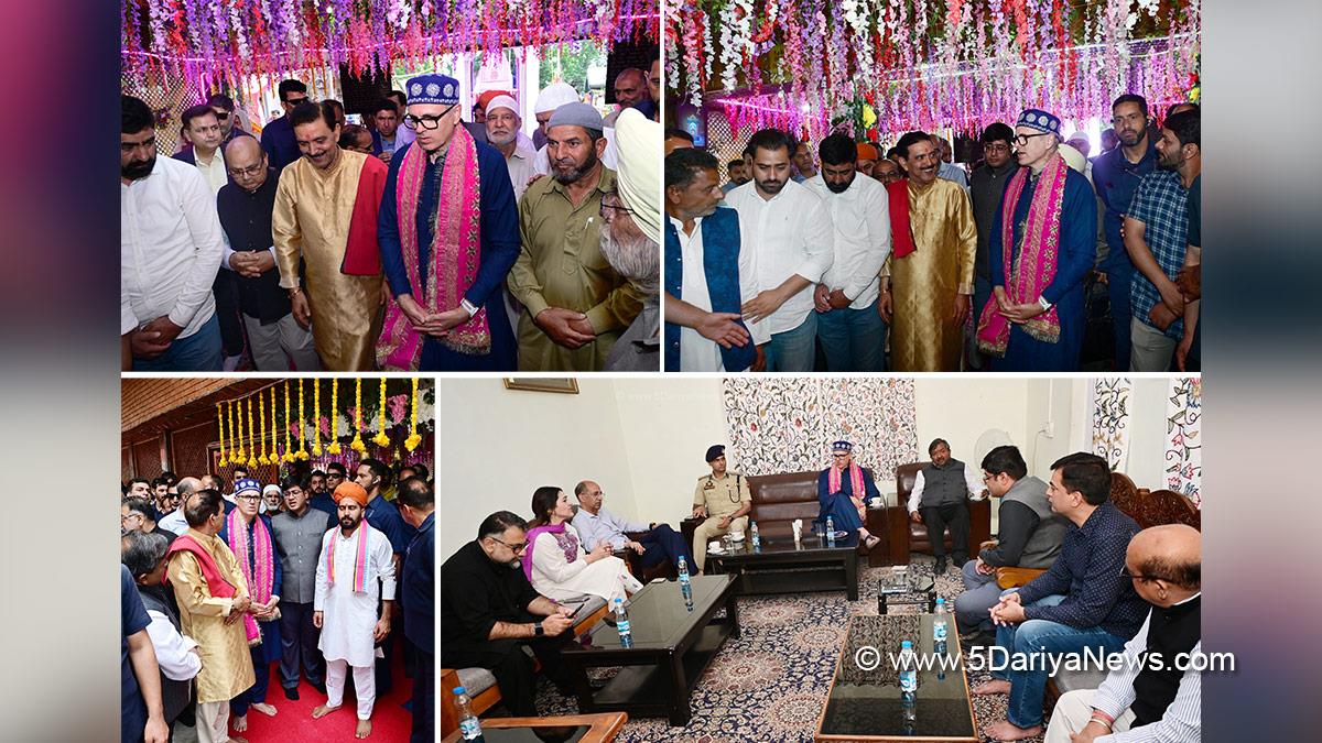 Omar Abdullah, Chief Minister of JK, Jammu and Kashmir National Conference, National Conference, Nasir Aslam Wani, Jatin Kishore, Ganderbal, Deputy Commissioner Ganderbal, Dheeraj Gupta, Mata Kheer Bhawani Temple
