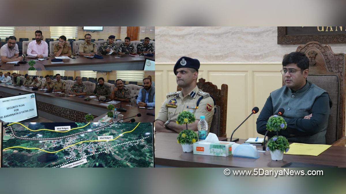 Jatin Kishore, Ganderbal, Deputy Commissioner Ganderbal, Ganderbal, Shri Amarnath Ji Yatra 2026, SANJY 2026