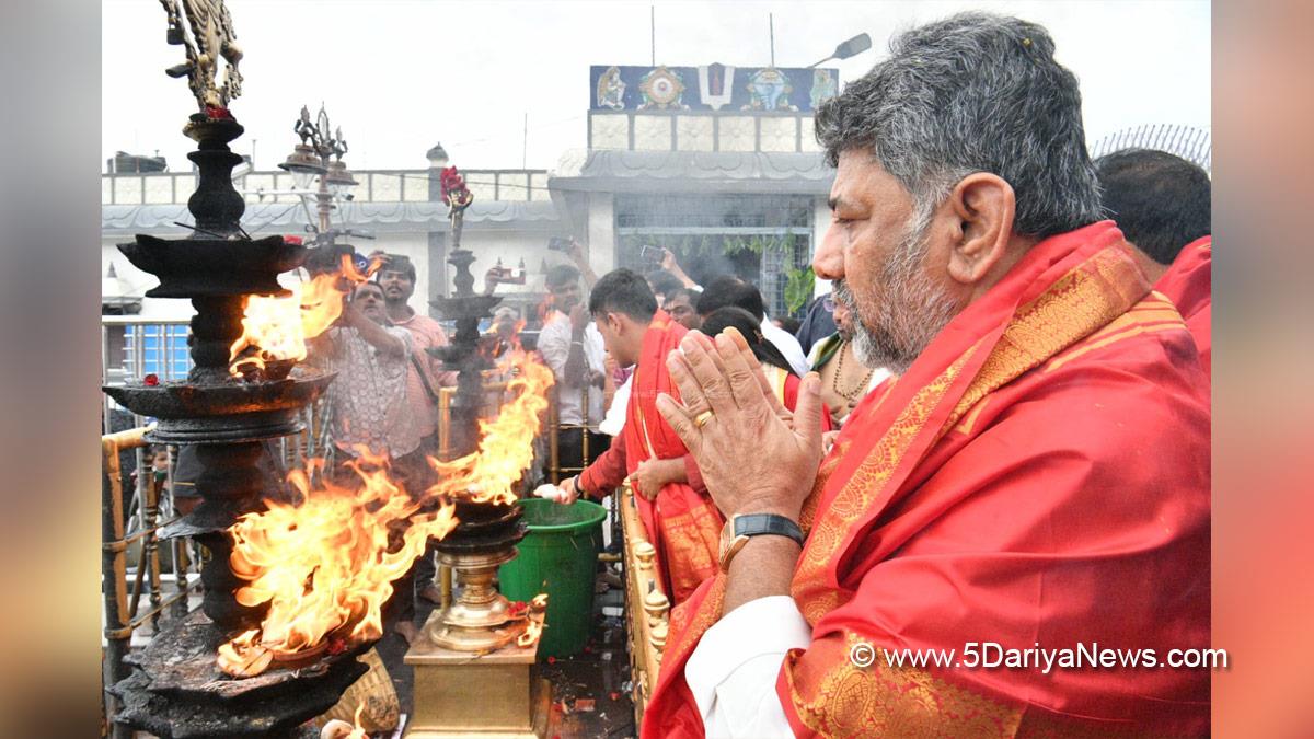 DK Shivakumar, Chief Minister of Karnataka, Karnataka Congress, Tirumala