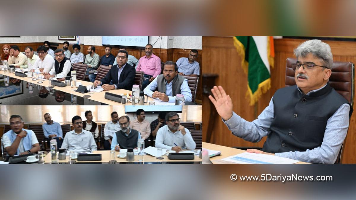 Atal Dulloo, Chief Secretary JK, Srinagar