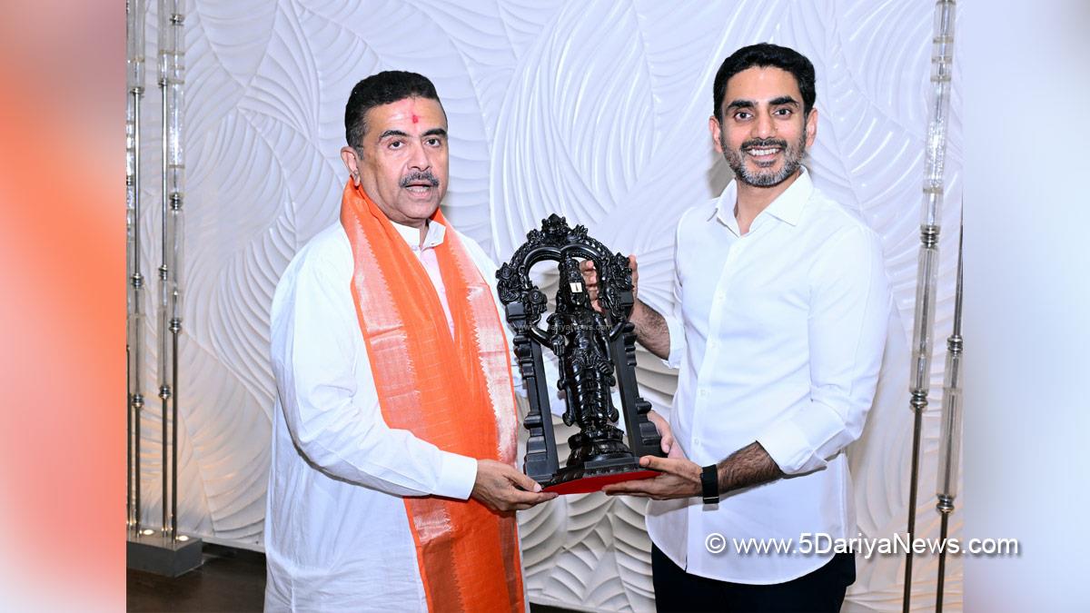 Suvendu Adhikari, BJP West Bengal, Chief Minister of West Bengal, West Bengal, Kolkata, Nara Lokesh