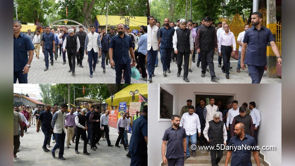 Atal Dulloo, Chief Secretary Kashmir, Jatin Kishore, Ganderbal, Deputy Commissioner Ganderbal, Kashmir, Jammu And Kashmir, Jammu, District Administration Ganderbal