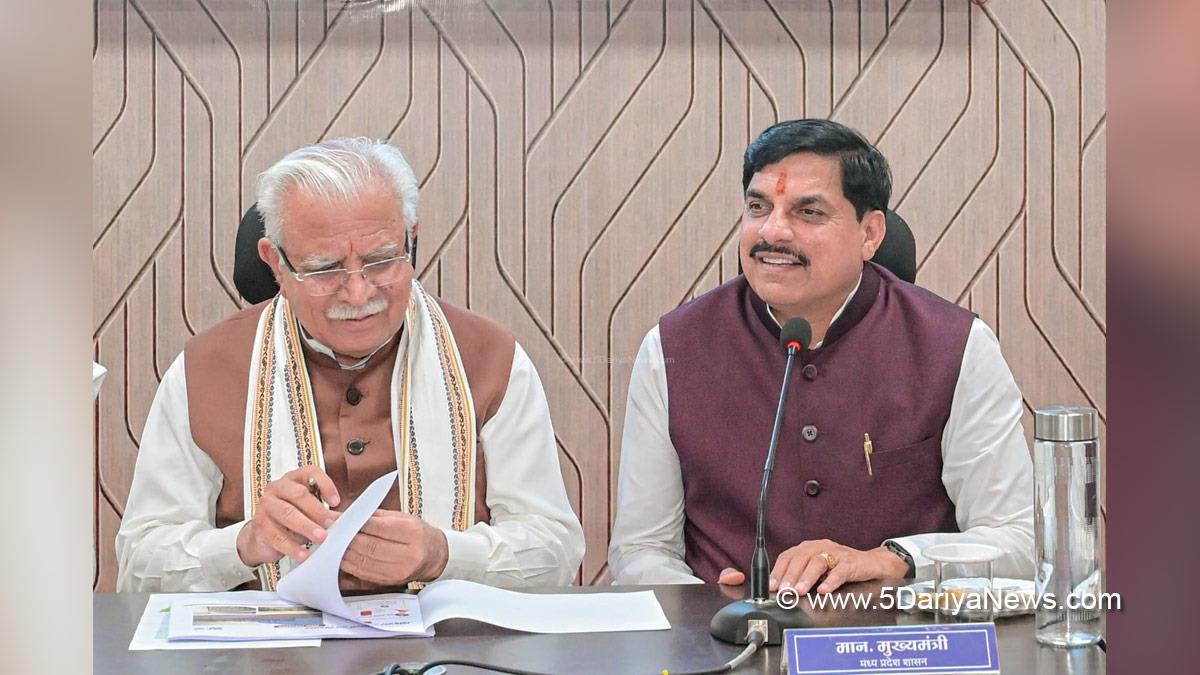 Manohar Lal Khattar, Bharatiya Janata Party, BJP, Dr Mohan Yadav, Chief Minister of Madhya Pradesh, Bhopal, Madhya Pradesh