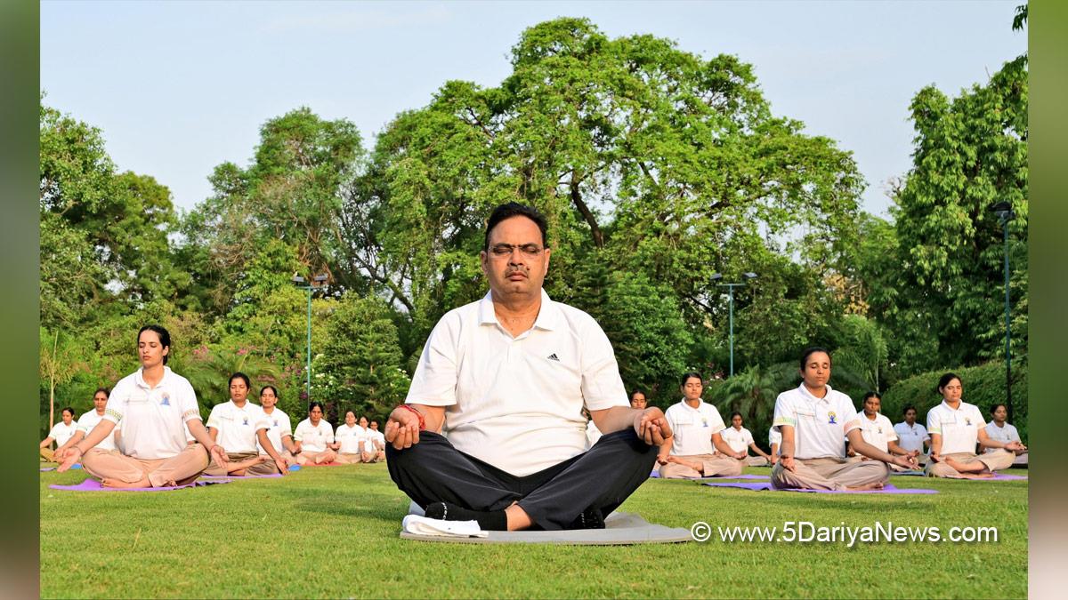 Bhajan Lal Sharma, BhajanLal Sharma, BJP, Rajasthan, Bharatiya Janata Party, Chief Minister Of Rajasthan, Jaipur, International Yoga Day