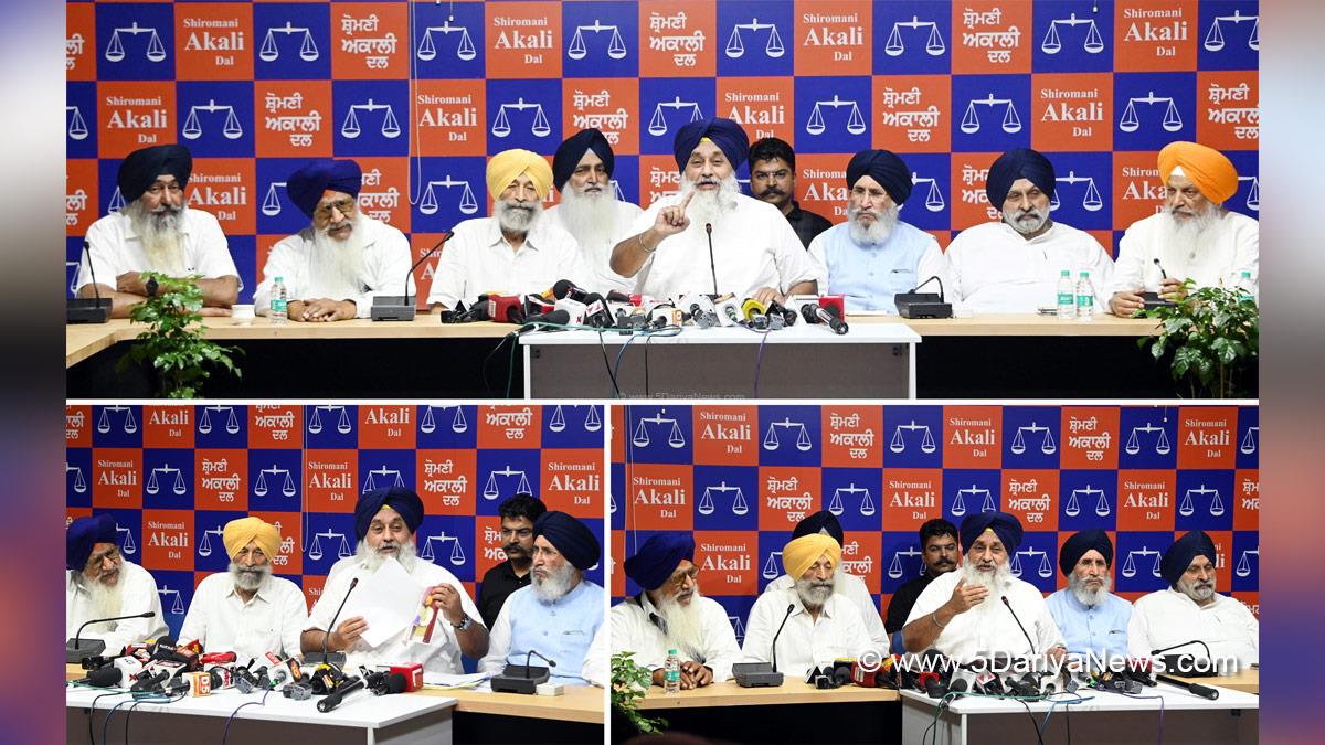 Sukhbir Singh Badal, Shiromani Akali Dal, SAD, Akali Dal, Punjab, Punjab News, Latest Punjab News