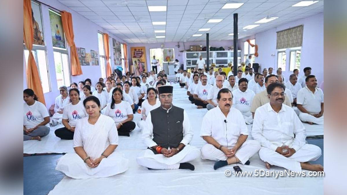 Sanjay Seth, Bharatiya Janata Party, BJP, International Yoga Day