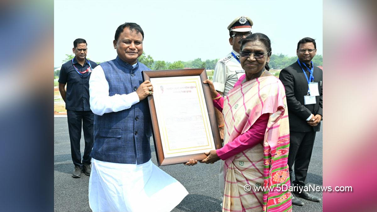Droupadi Murmu, President of India, President, Indian President, Rashtrapati, Mohan Charan Majhi, Bharatiya Janata Party, BJP, Chief Minister of Odisha
