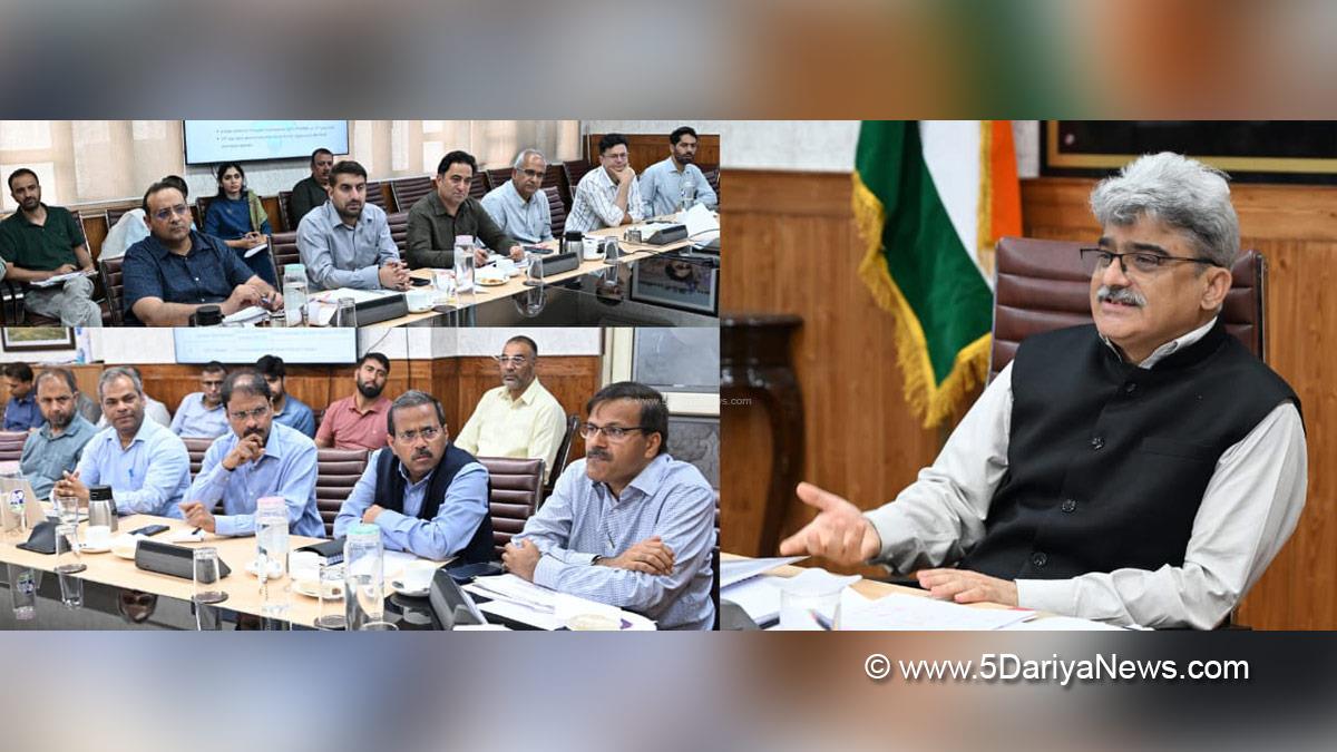 Atal Dulloo, Chief Secretary JK, Srinagar