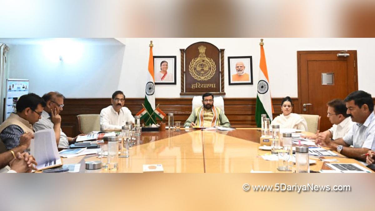 Nayab Singh Saini, Haryana, Chief Minister of Haryana, BJP Haryana, Haryana News, Latest Haryana News, Shruti Choudhry, Jal Sanrakshit Haryana