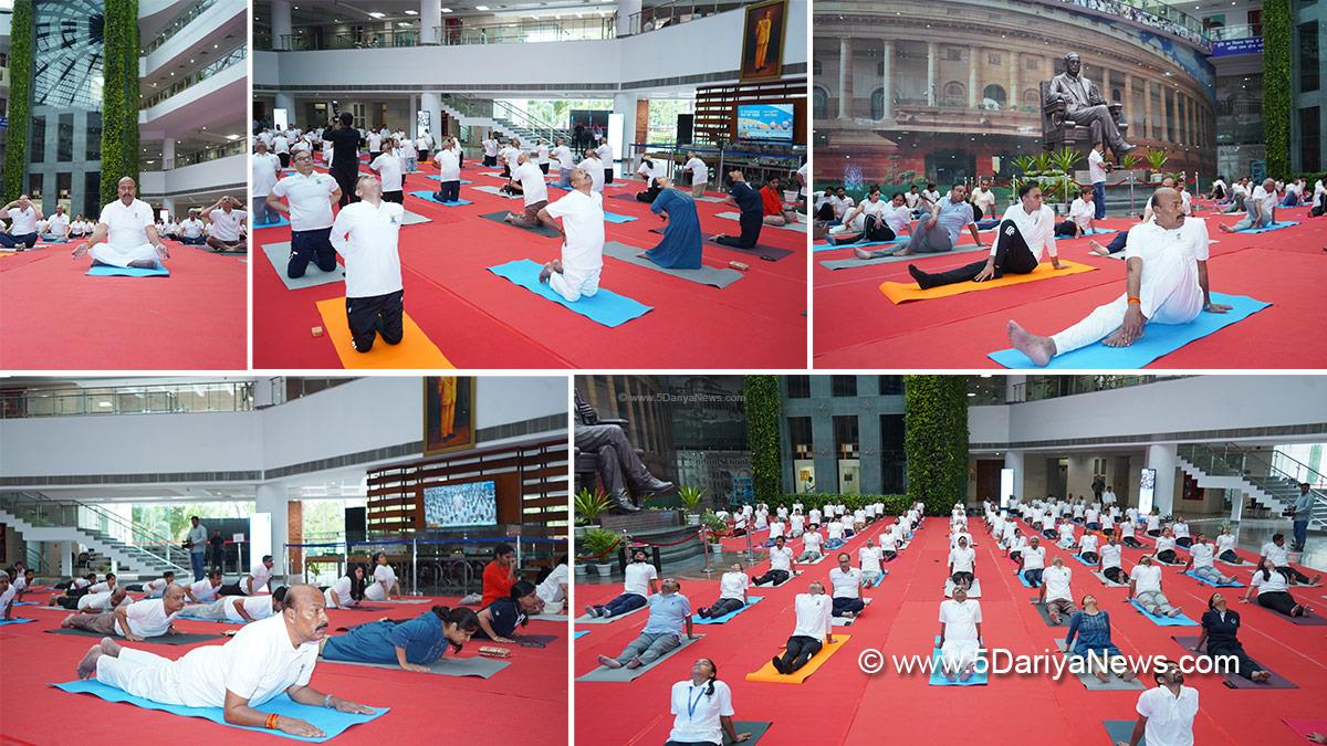 Dr Virendra Kumar, Dr Virendra Kumar Khatik, BJP, Bharatiya Janata Party, International Day of Yoga, 12th International Day of Yoga, New Delhi