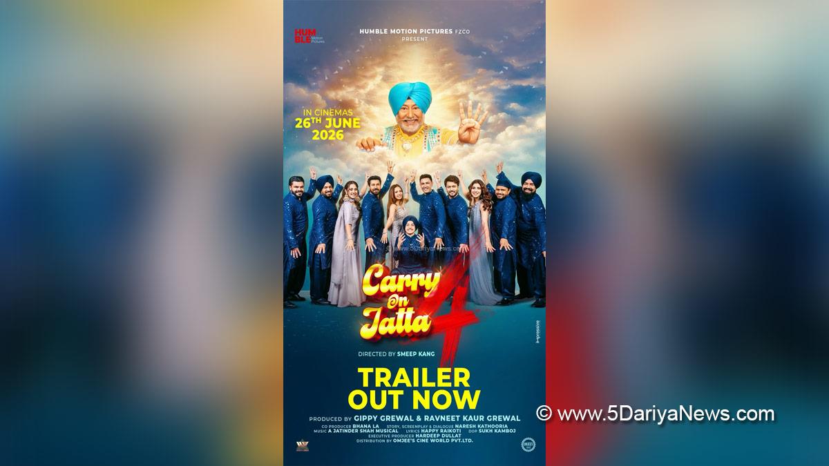 Gippy Grewal, Carry On Jatta 4, Carry On Jatta 4 Trailer, Sargun Mehta, Binnu Dhillon, Gurpreet Ghuggi, Jaswinder Bhalla, Pollywood, Pollywood News, Latest Pollywood News, Mumbai