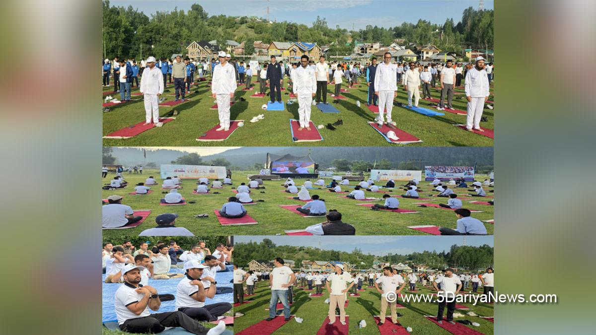 Shrikant Suse, Shrikant Balasaheb Suse, Kupwara, Deputy Commissioner Kupwara, International Day of Yoga, 12th International Day of Yoga