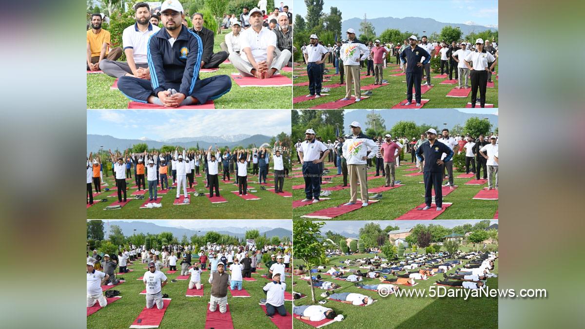 Shahzad Alam, Kulgam, Deputy Commissioner Kulgam, International Day of Yoga, 12th International Day of Yoga