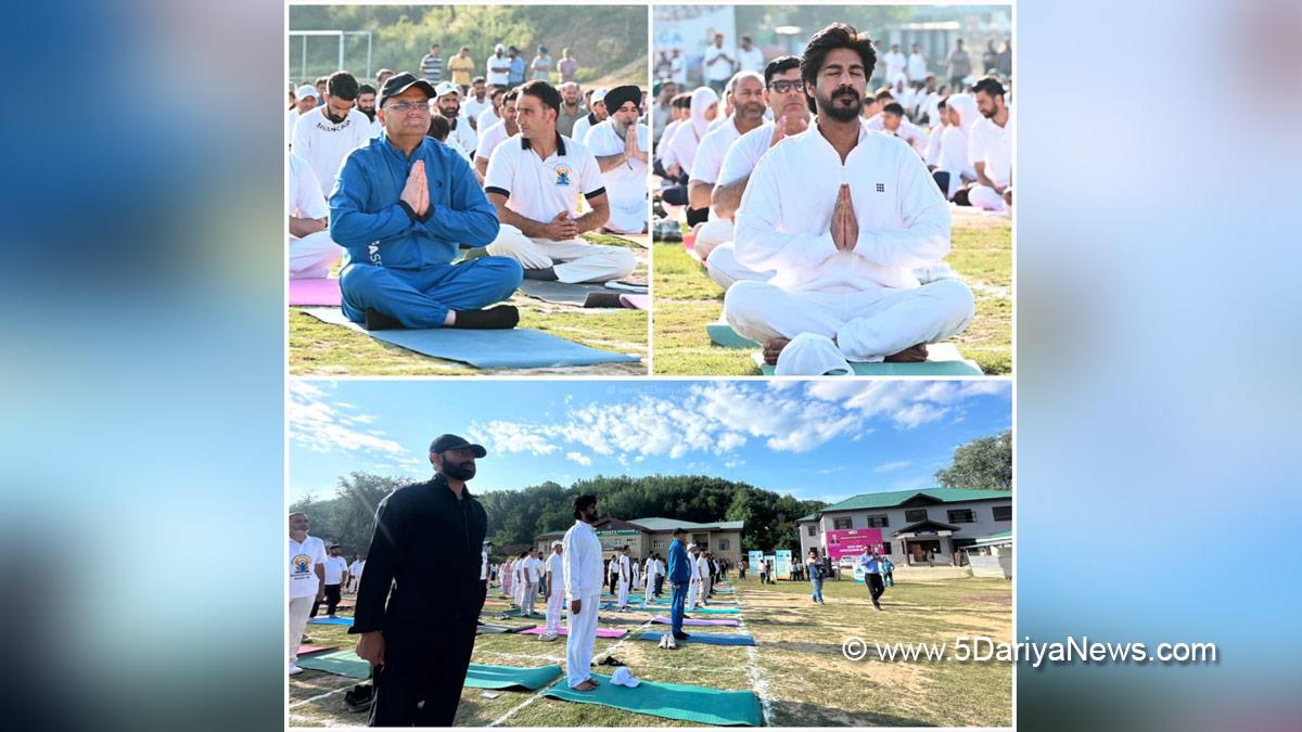 Syeed Fakhrudin Hamid, Baramulla, DC Baramulla, Deputy Commissioner Baramulla, SF Hamid, International Day of Yoga, 12th International Day of Yoga