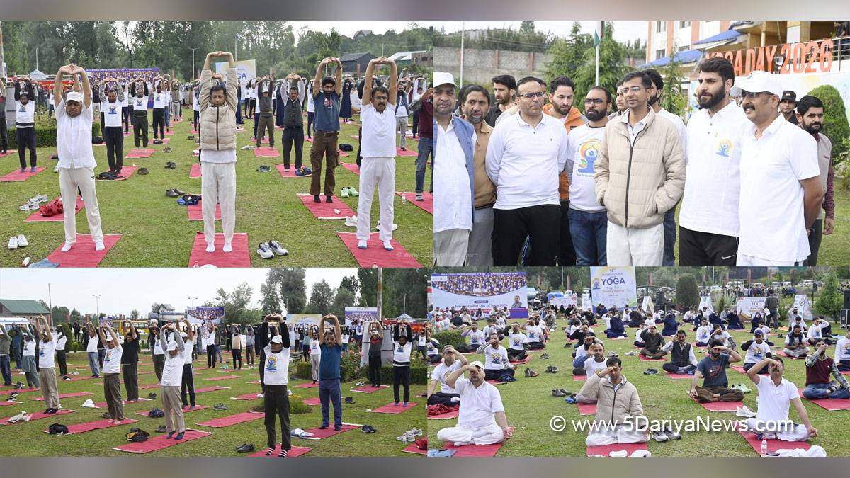 Shishir Gupta, Shopian, DC Shopian, Deputy Commissioner Shopian, International Day of Yoga, 12th International Day of Yoga