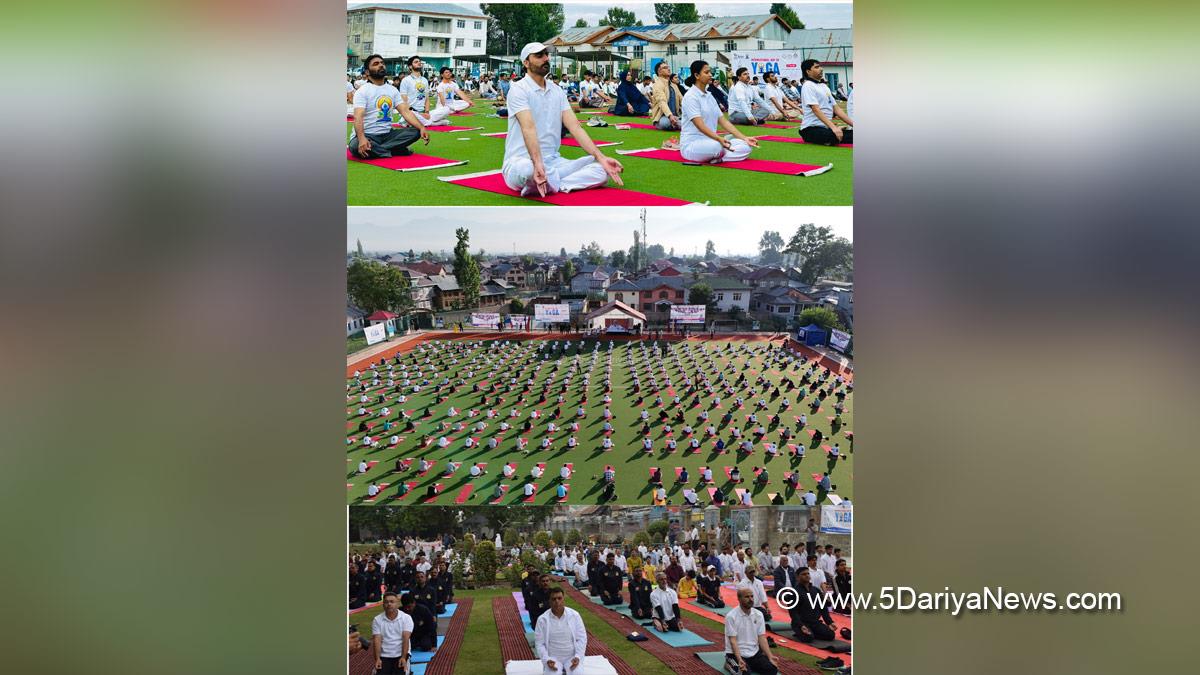 Dr Basharat Qayoom, Pulwama, Deputy Commissioner Pulwama, International Day of Yoga, 12th International Day of Yoga