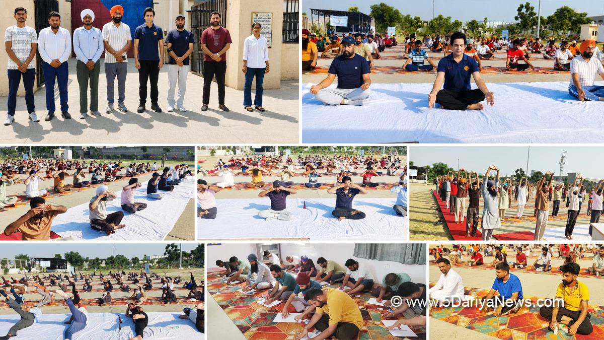 Manjeet Singh Tiwana, Jail Superintendent, Sri Goindwal Sahib, Tarn Taran, 12th International Day of Yoga 2026, International Day of Yoga 2026, International Day of Yoga, International Yoga Day