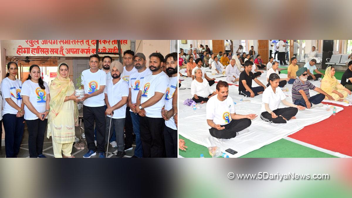 Narinder Kaur Bharaj, AAP Punjab, Sangrur, 12th International Day of Yoga 2026, International Day of Yoga 2026, International Day of Yoga, International Yoga Day