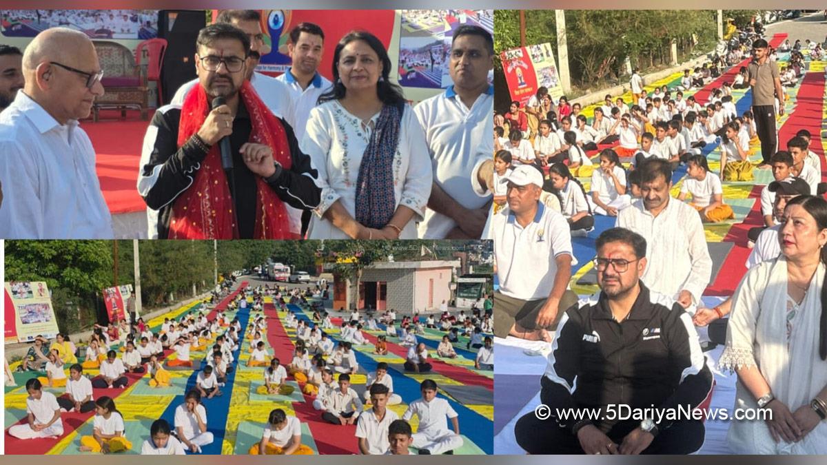 Satish Sharma, Jammu and Kashmir National Conference, National Conference, Srinagar, 12th International Day of Yoga 2026, International Day of Yoga 2026, International Day of Yoga, International Yoga Day