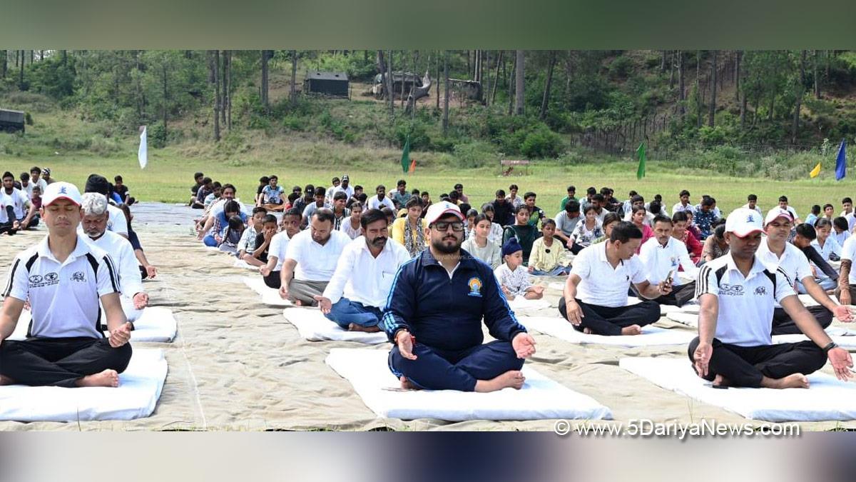 Abhishek Sharma, Rajouri, DC Rajouri, Deputy Commissioner Rajouri, 12th International Day of Yoga 2026, International Day of Yoga 2026, International Day of Yoga, International Yoga Day