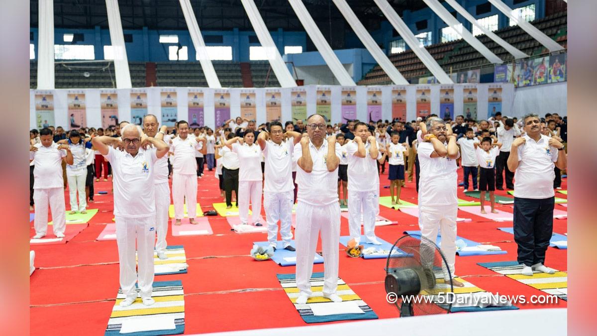 Yumnam Khemchand Singh, BJP Manipur, Chief Minister of Manipur, Imphal, Manipur, 12th International Day of Yoga 2026, International Day of Yoga 2026, International Day of Yoga, International Yoga Day