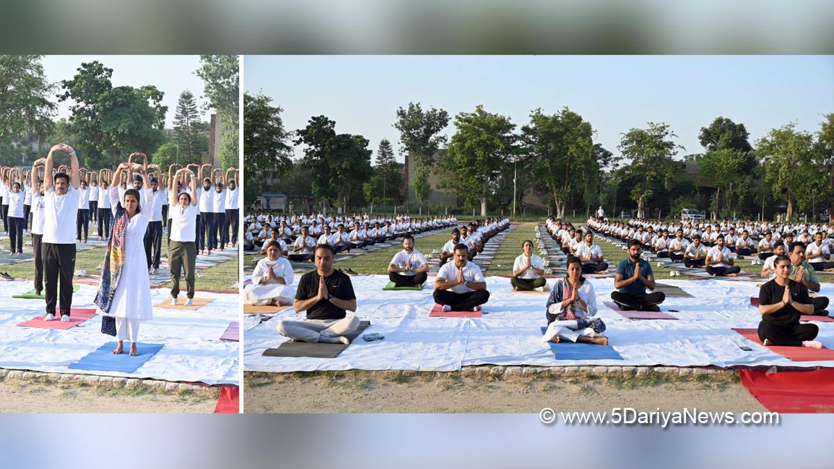 Aashika Jain, DC Hoshiarpur, Deputy Commissioner Hoshiarpur, Hoshiarpur, 12th International Day of Yoga 2026, International Day of Yoga 2026, International Day of Yoga, International Yoga Day