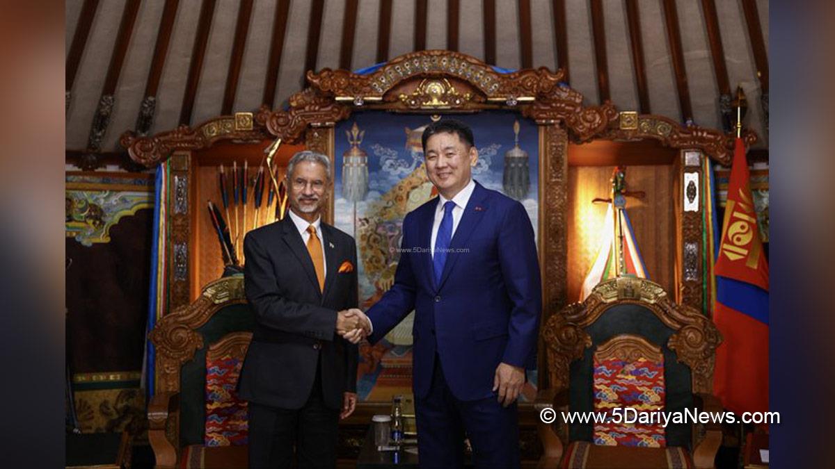 Subrahmanyam Jaishankar, BJP, Bharatiya Janata Party, Mongolia, Ukhnaagiin Khurelsukh