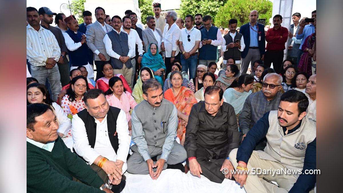 Sukhvinder Singh Sukhu, Thakur Sukhvinder Singh Sukhu, Himachal Congress, Shimla, Chief Minister of Himachal Pradesh, Jagat Singh Negi, Kuldeep Singh Pathania, Vikramaditya Singh