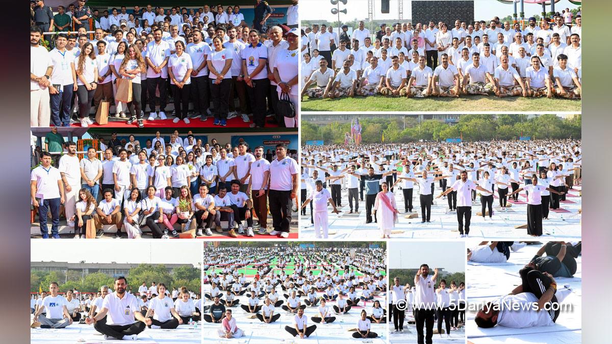 Nayab Singh Saini, Chief Minister of Haryana, BJP Haryana, Arti Singh Rao, Gian Chand Gupta, 12th International Day of Yoga 2026, International Day of Yoga 2026, International Day of Yoga, International Yoga Day  