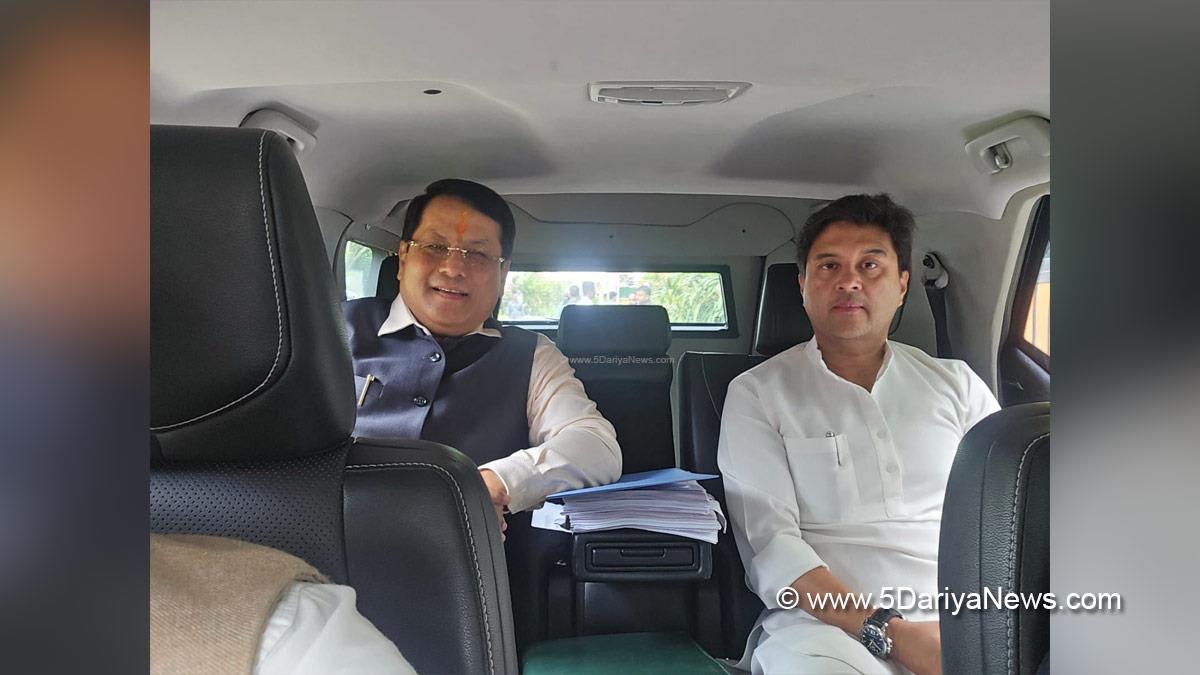 Jyotiraditya Scindia, Sarbananda Sonowal, BJP, Bharatiya Janata Party, New Delhi