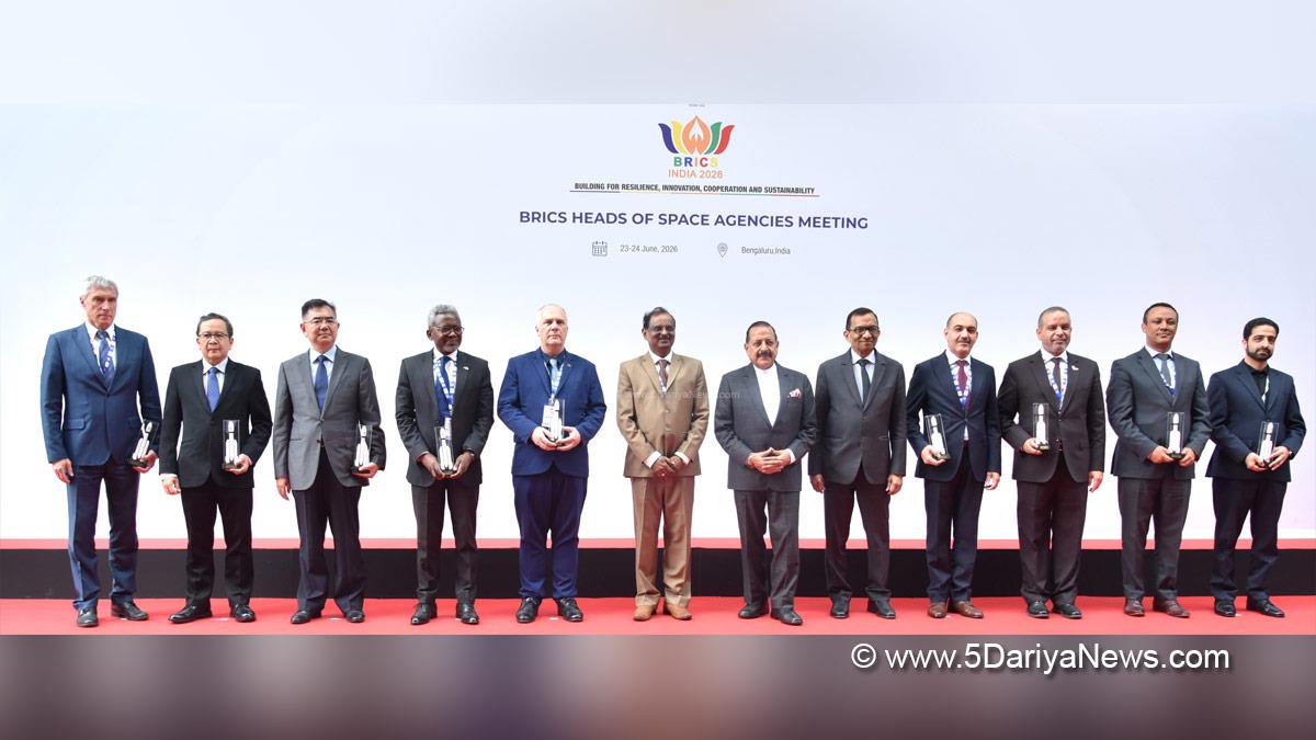 Dr Jitendra Singh, BJP, Bharatiya Janata Party, BRICS Space Economy, BRICS Heads of Space Agencies Meeting, Bengaluru