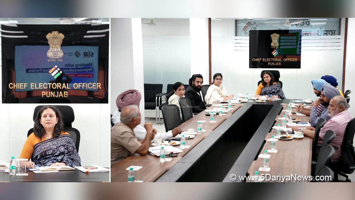 Anindita Mitra, Election Commision Punjab, ECI, Chief Electoral Officer Punjab, CEO Punjab   