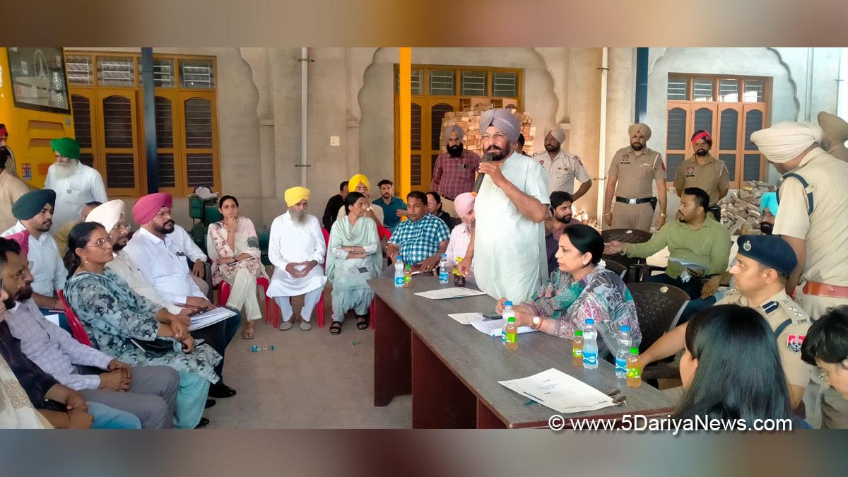 Principal Budh Ram, AAP Punjab, Navjot Kaur, DC Mansa, Deputy Commissioner Mansa, Mansa