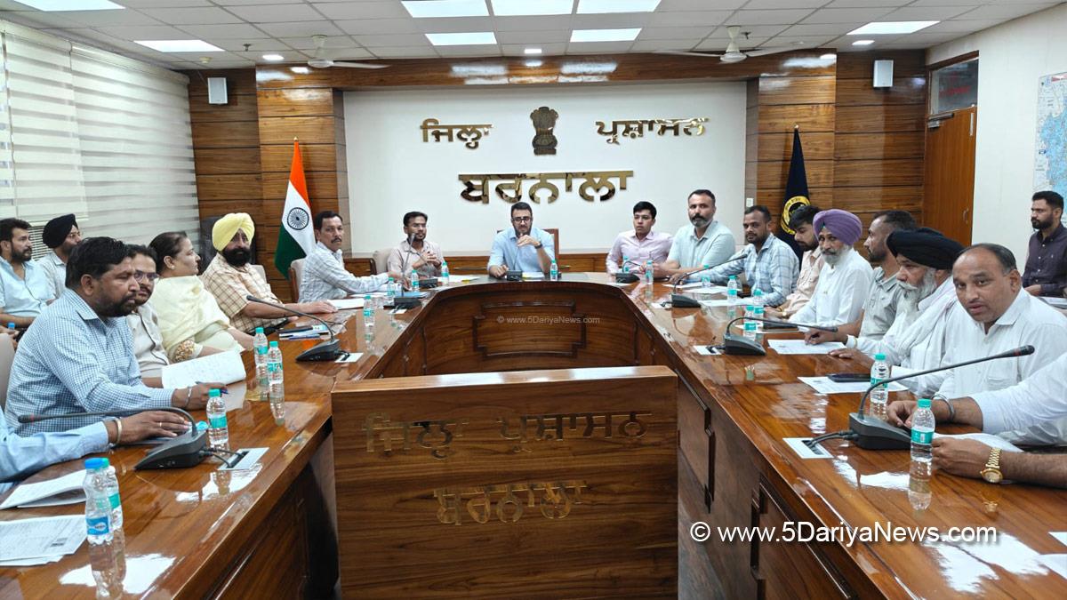 Harpreet Singh, DC Barnala, Deputy Commissioner Barnala, Barnala