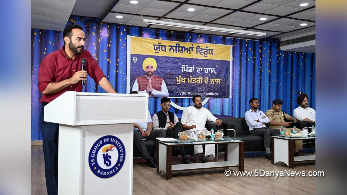 Gurmeet Singh Meet Hayer, Meet Hayer, AAP Punjab, Anti Drug Mission, Drive Against Drugs, Comprehensive Action against Drug Abuse, CADA, Nasha Mukt Bharat Abhiyan, War Against Drugs, Yudh Nashian Virudh