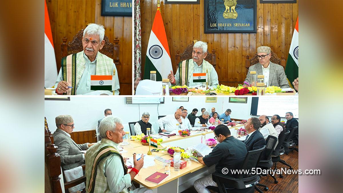 Manoj Sinha, Lieutenant Governor JK, Omar Abdullah, Chief Minister of JK, Jammu and Kashmir National Conference, National Conference, Javid Ahmad Dar, Javid Dar, Atal Dulloo, Srinagar