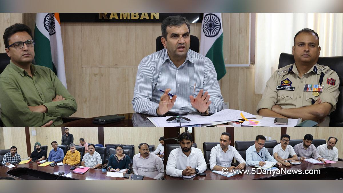 Mohammad Alyas Khan, Ramban, Deputy Commissioner Ramban