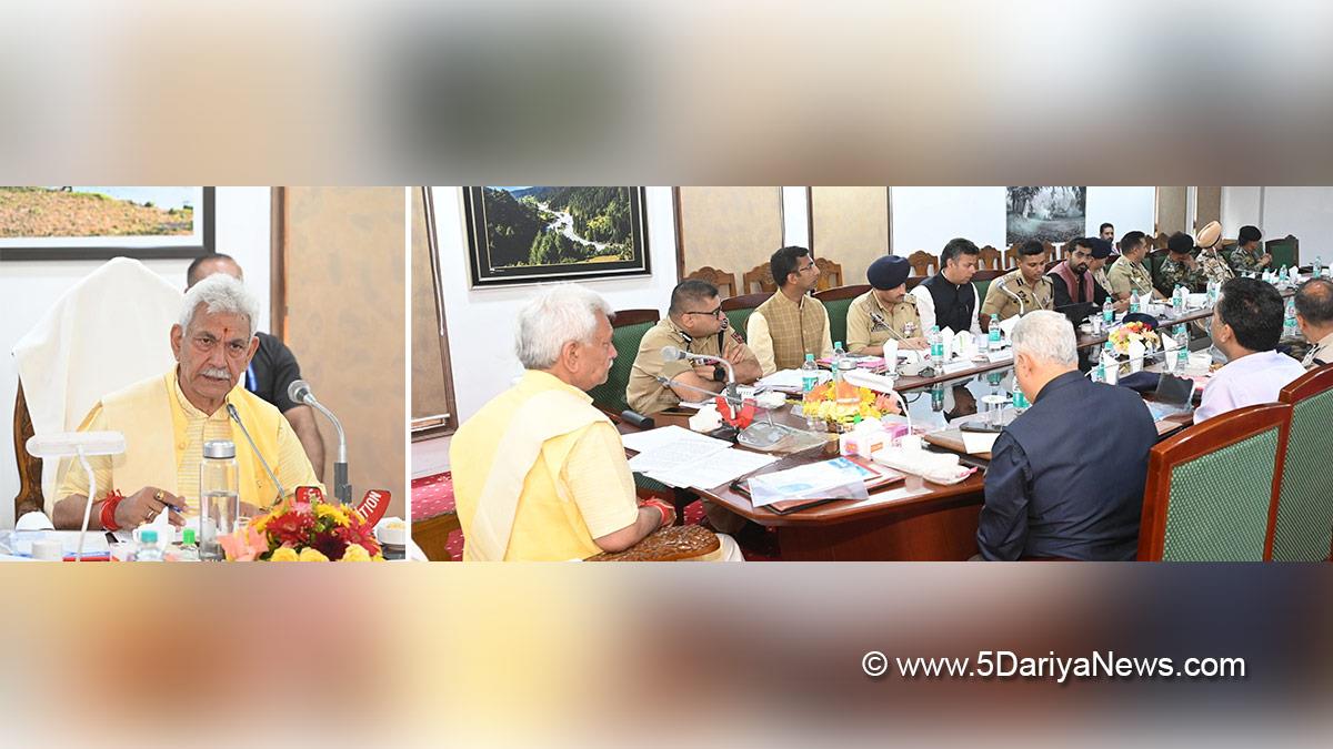 Manoj Sinha, Lieutenant Governor JK, Anshul Garg, Dr Bilal Mohi Ud Din Bhat, Anantnag, DC Anantnag, Deputy Commissioner Anantnag, Shri Amarnath Ji Yatra 2026, SANJY 2026, Pahalgam