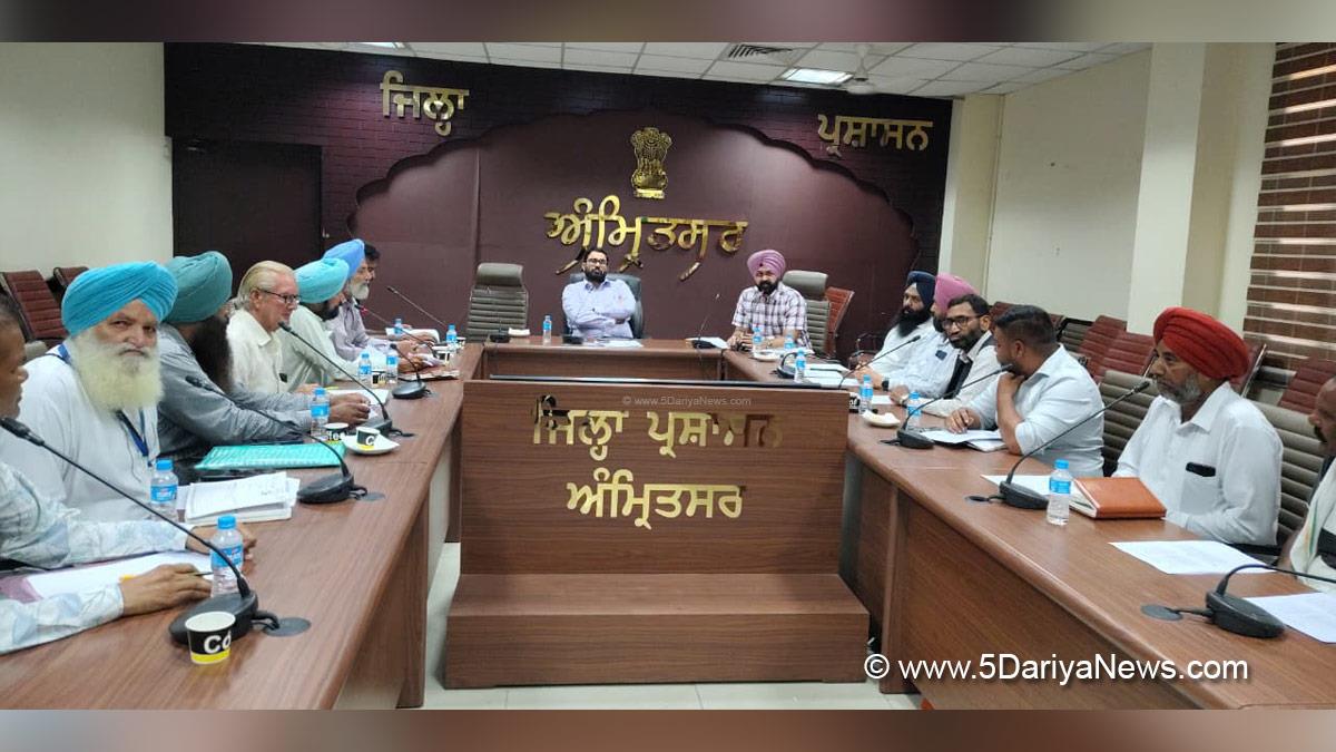 Dalwinderjit Singh, DC Amritsar, Amritsar, Deputy Commissioner Amritsar