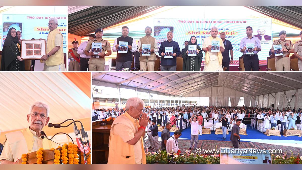 Manoj Sinha, Lieutenant Governor JK, Dr Bilal Mohi Ud Din Bhat, Anantnag, DC Anantnag, Deputy Commissioner Anantnag, Anshul Garg, Shri Amarnath Ji Yatra 2026, SANJY 2026