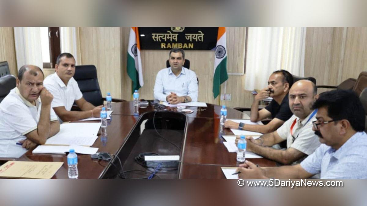 Mohammad Alyas Khan, Ramban, Deputy Commissioner Ramban, District Level Task Force Committee, DLTFC, Jammu and Kashmir Rural Employment Generation Programme, JKREGP