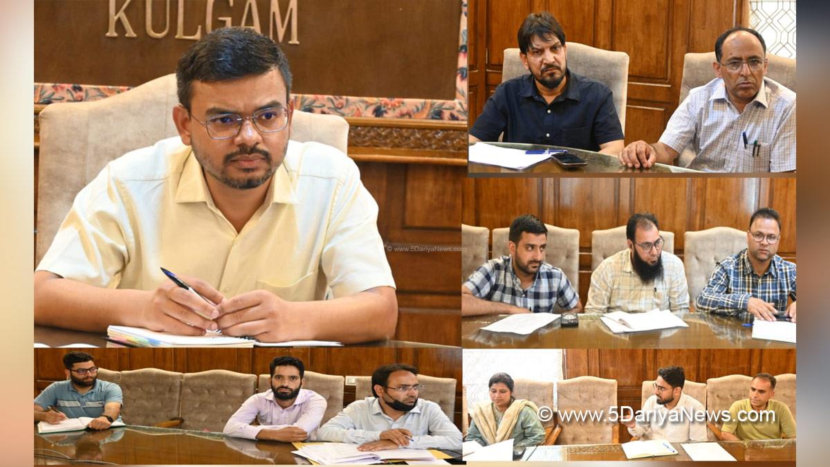 Shahzad Alam, Kulgam, Deputy Commissioner Kulgam