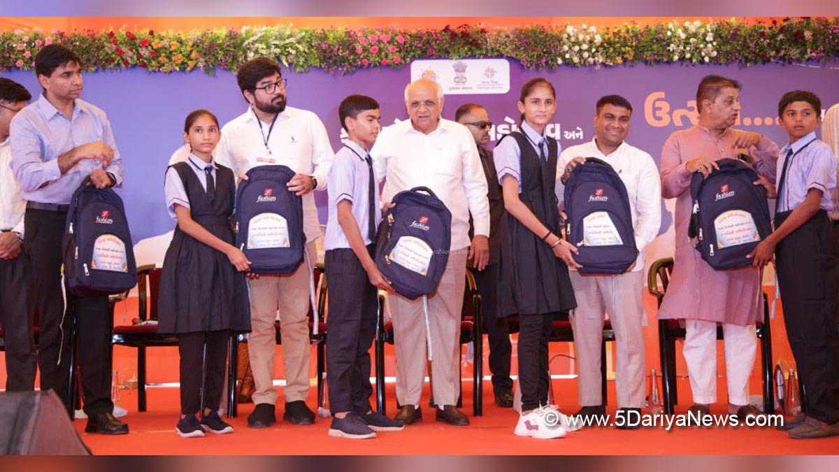Bhupendra Patel, Chief Minister of Gujarat, BJP Gujarat, Gandhinagar, Gujarat, Kanya Kelavani Mahotsav, Shala Praveshotsav 2026