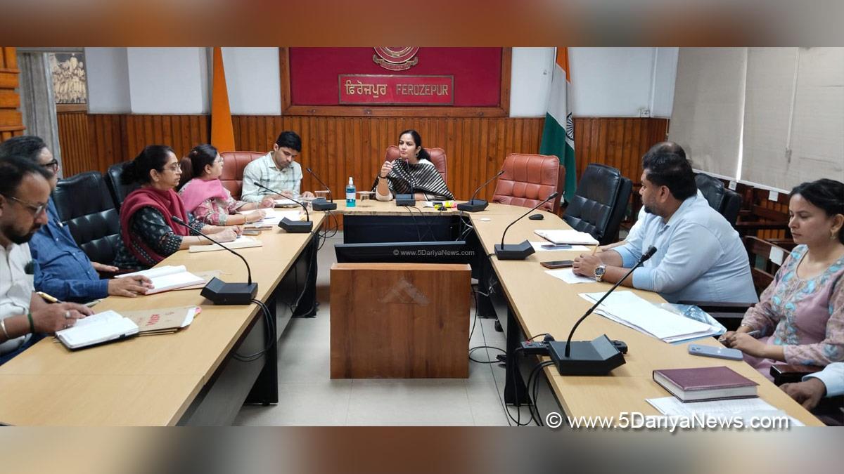 Deepshikha Sharma, DC Ferozepur, Deputy Commissioner Ferozepur, Ferozepur