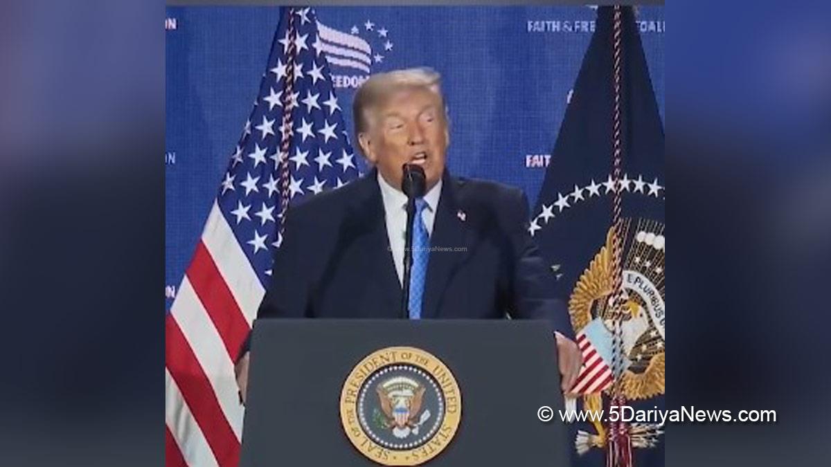 Donald Trump, US President, Washington