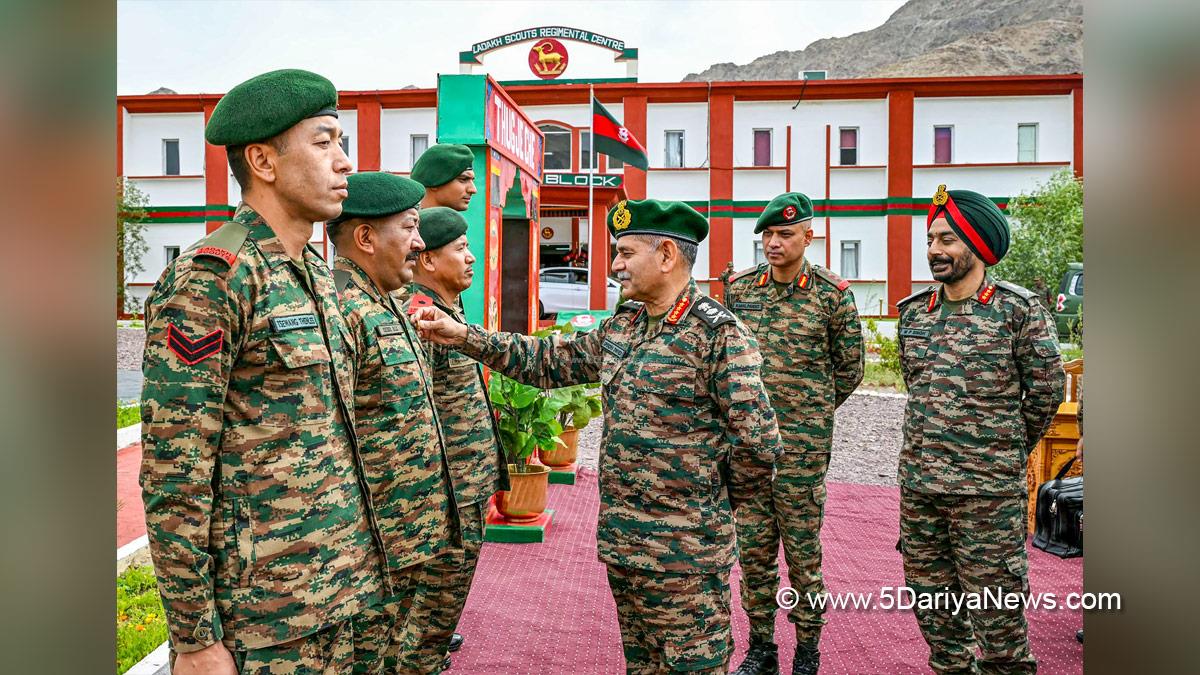 Military, General Upendra Dwivedi, Indian Army, Chief of the Army Staff, Leh, Ladakh