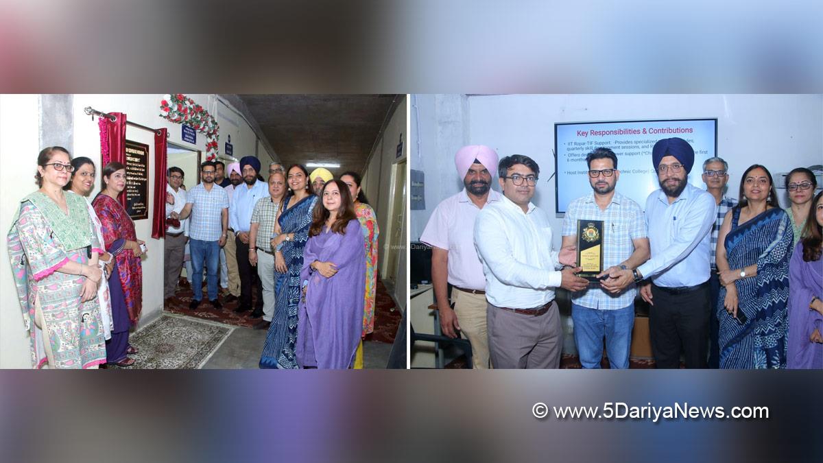 SDM Gurmeet Singh, Kharar, Kharar, Kharar News, News of Kharar, Kharar Updates, Government Polytechnic College Khuni Majra, Cyber Physical Systems Lab, CPS Lab