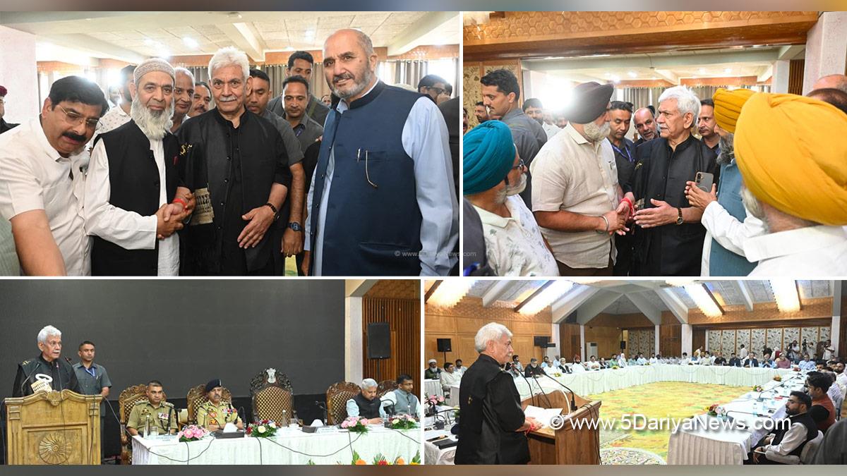 Manoj Sinha, Lieutenant Governor JK, Shri Amarnath Ji Yatra 2026, SANJY 2026, Srinagar